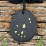 22ct Natural NZ West Coast Nine Gold & Stone Pendant , MATARIKI CONSTELLATION
